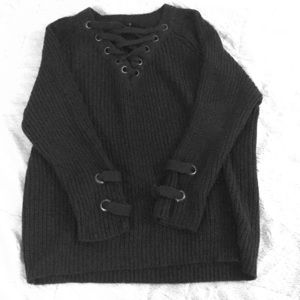 Poof! Chunky sweater